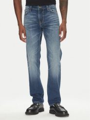 Guess Jeansy M5GAS2 D4Z80 Niebieski Slim Tapered Fit. Niebieskie jeansy męskie Guess, z bawełny. Za 309.99 zł.