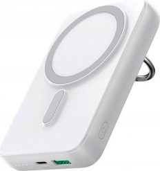 Powerbank Joyroom Joyroom JR-W050 10000mAh 20W MagSafe z ringiem i podstawką biały. Białe powerbanki Joyroom. Za 129.99 zł.