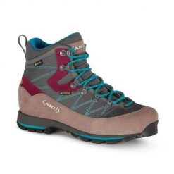 Buty trekkingowe damskie Aku Trekker Lite Iii Wide Gtx. Czerwone obuwie trekkingowe damskie Aku, z materiału, za kostkę, bez zapięcia. Za 882.00 zł.