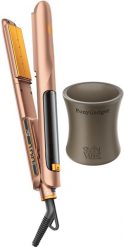 Prostownica SkinVibe SkinVibe Astra SteamPlasma Mocha Mousse + SkinVibe PonyGadget - Guma do włosów, brązowa, XL (SV-006BR). Brązowe prostownice SkinVibe. Za 648.00 zł.