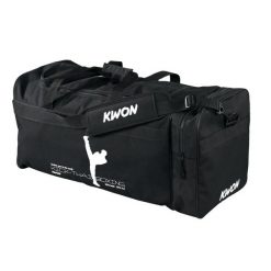 Torba sportowa Kick-thaiboxing Kwon. Czarne torby sportowe męskie KWON, bez wzorów, z nylonu, na ramię, duże. Za 159.00 zł.