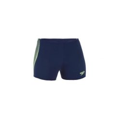 Bokserki Pływackie Zest. Niebieskie bokserki męskie Speedo, bez wzorów, z materiału. Za 129.99 zł.