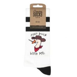 Skarpety American Socks Don't Duck With Me wielokolorowe. Skarpety męskie AMERICAN SOCKS, bez wzorów. Za 80.37 zł.