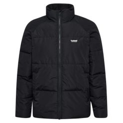 Kurtka puchowa Hummel. Czarne kurtki sportowe damskie Hummel, s, bez wzorów, z puchu, bez ramiączek, bez kaptura, outdoorowe. W wyprzedaży za 306.50 zł.