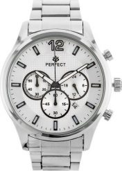 Zegarek Perfect ZEGAREK MĘSKI PERFECT CH01M - CHRONOGRAF (zp355e) + BOX. Zegarki męskie Perfect, bez wzorów. Za 119.99 zł.