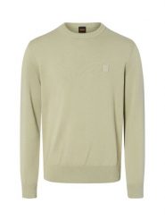 BOSS Orange sweter z dzianiny z zawartością kaszmiru - Kanovano Mężczyźni Bawełna zielony, XL. Pomarańczowe swetry męskie BOSS Orange, m, bez wzorów, z bawełny, eleganckie, bez kołnierzyka, bez ramiączek. Za 599.95 zł.