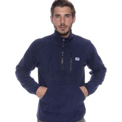 Męska kurtka Leone 1947 Apparel Micro Polar, ze stójką i zamkiem do połowy. Niebieskie kurtki męskie LEONE 1947 APPAREL, l, bez wzorów, z polaru, sportowe, bez kaptura. Za 63.11 zł.