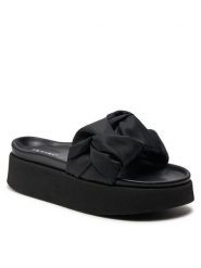 Inuikii Klapki Fjord Flower 70103-126 Czarny. Czarne klapki damskie Inuikii, bez wzorów, z materiału, bez obcasa, bez zapięcia. Za 819.99 zł.