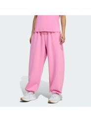 Adidas Spodnie dresowe Soft Lux KA7019 Różowy Loose Fit. Czerwone spodnie dresowe damskie Adidas, bez wzorów, z dresówki. Za 329.99 zł.