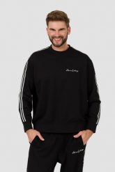 ARMANI EXCHANGE Czarna bluza. Czarne bluzy męskie Armani Exchange, l, bez wzorów, bez ramiączek, bez kaptura. W wyprzedaży za 441.99 zł.
