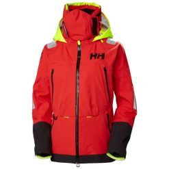 Damska kurtka narciarska Helly Hansen Ægir Race 2.0. Czerwone kurtki sportowe damskie Helly Hansen, na zimę, bez wzorów, bez ramiączek, bez kaptura, narciarskie. W wyprzedaży za 3,197.50 zł.