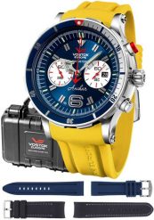 Zegarek męski Vostok Europe 6S21-510A583SY żółty. Żółte zegarki męskie Vostok Europe, bez wzorów. Za 4,644.60 zł.