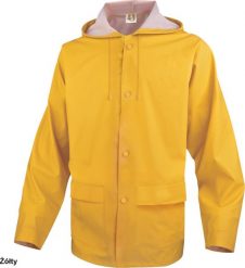 Kurtka męska Delta Plus 900VES - bluza przeciwdeszczowa z poliestru powlekanego na zewnątrz poliuretanem - zielony 3XL. Zielone kurtki męskie DELTA PLUS, m, bez wzorów, bez kaptura. Za 137.54 zł.