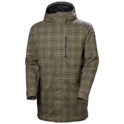 Kurtka wodoodporna z kapturem Helly Hansen Frogner. Brązowe kurtki sportowe męskie Helly Hansen, l, bez wzorów, z poliesteru, z kapturem, primaloft. Za 1,247.90 zł.
