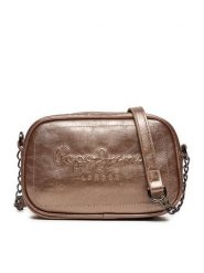 Pepe Jeans Torebka PL031577 Miedziany. Brązowe listonoszki damskie Pepe Jeans, bez wzorów, z jeansu, bez dodatków. Za 169.99 zł.