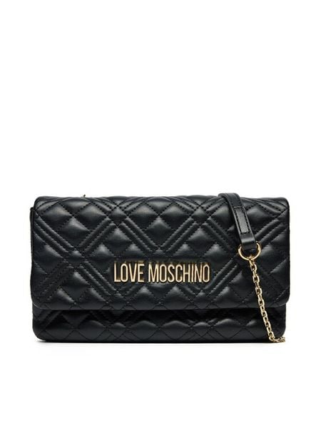 LOVE MOSCHINO Torebka JC4097PP1MLA0000 Czarny. Czarne torebki do ręki damskie Love Moschino, bez wzorów, ze skóry, bez dodatków. Za 399.99 zł.