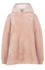 Trespass Cosiness – obszerna bluza z kapturem Misty Rose. Brązowe bluzy damskie 2117 OF SWEDEN, na zimę, bez wzorów, z materiału, bez ramiączek, z kapturem. Za 184.05 zł.