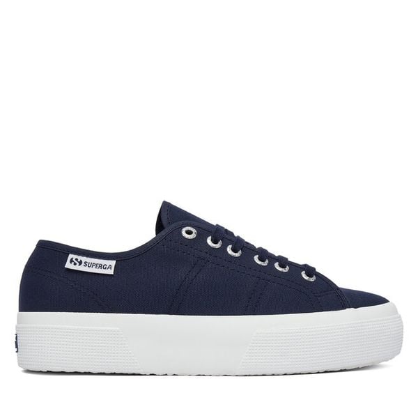 Tenisówki Superga. Niebieskie trampki i tenisówki damskie Superga, bez wzorów, bez zapięcia. Za 164.99 zł.