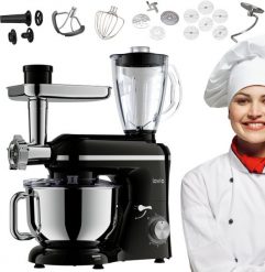 Mikser planetarny Robot kuchenny LOVIO ChefAssistant Plus czarny LVSTM02PBK. Czarne roboty kuchenne Lovio. Za 830.58 zł.