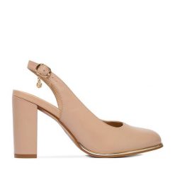 Czółenka Lasocki. Brązowe czółenka damskie Lasocki, bez wzorów, bez obcasa, bez zapięcia. Za 229.99 zł.