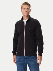 Tommy Hilfiger Bluza MW0MW45650 Czarny Regular Fit. Czarne bluzy męskie Tommy Hilfiger, l, bez wzorów, z bawełny, bez ramiączek, bez kaptura. Za 649.99 zł.
