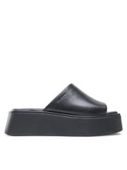 Vagabond Klapki Cortney 5334-601-92 Czarny. Czarne klapki damskie Vagabond Shoemakers, bez wzorów, ze skóry, bez obcasa, bez zapięcia. Za 479.99 zł.