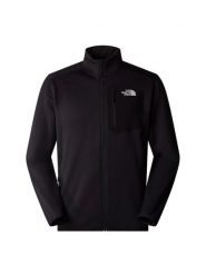The North Face Polar Crest NF0A897C Czarny Regular Fit. Czarne bluzy sportowe męskie The North Face, m, bez wzorów, z polaru, bez kaptura. Za 449.99 zł.