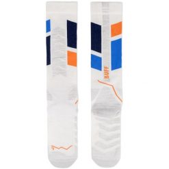 Skarpetki Buff THERMONET® OVER THE CALF SOCKS TO WHISPER S. Niebieskie skarpety męskie Buff, bez wzorów, z puchu. Za 149.90 zł.