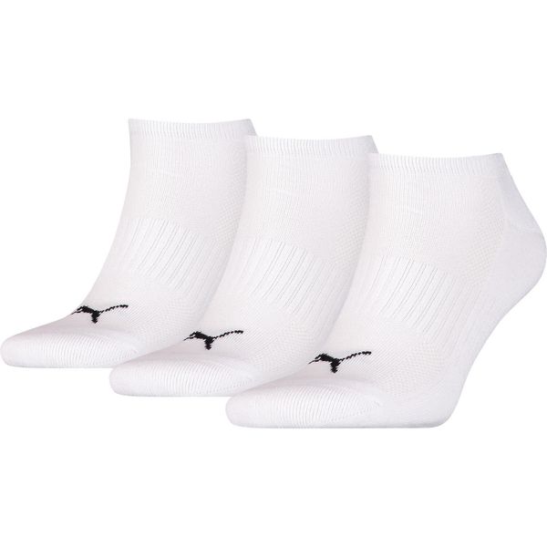 Puma Skarpety Cushioned 3-Pack 90794202. Białe skarpetki damskie Puma, bez wzorów. Za 55.99 zł.