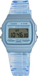 Zegarek Casio Zegarek Męski CASIO F-91WS-2EF Unisex. Zegarki męskie Casio, bez wzorów. Za 141.29 zł.