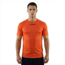Koszulka treningowa multisport LIPSIA. Brązowe bluzki damskie Legea, bez wzorów, z poliesteru, sportowe, bez kołnierzyka, bez ramiączek. Za 60.00 zł.