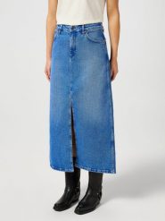 DAMSKA SPÓDNICA WRANGLER DENIM MAXI SKIRT ONCE LOVED 112356425. Spódnice damskie Wrangler, m, bez wzorów, z denimu, maxi. Za 169.99 zł.