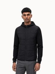 Kurtka z kapturem Le Coq Sportif Essential Hybride N°1. Niebieskie kurtki sportowe męskie le coq sportif, l, bez wzorów, ze skóry, z kapturem. Za 581.50 zł.