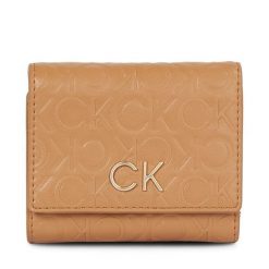 Portfel Calvin Klein. Brązowe portfele damskie Calvin Klein. Za 379.99 zł.