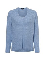 More & More Sweter Kobiety niebieski, 44. Niebieskie swetry nierozpinane damskie More & More, bez wzorów, z dzianiny, bez kołnierzyka, bez ramiączek. Za 229.95 zł.