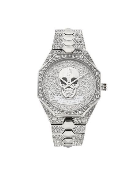 Police Zegarek Montaria PL.16027BS/04M Srebrny. Szare, cyfrowe zegarki damskie Police, srebrne. Za 599.99 zł.