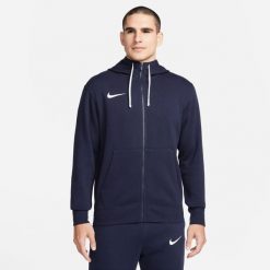 Bluzy sportowa męska Nike Park 20. Białe bluzy męskie Nike, l, bez wzorów, z kapturem, na fitness i siłownię. Za 229.99 zł.