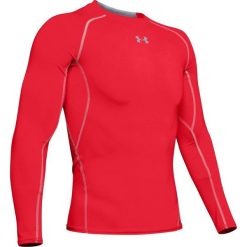 HG Armour LS Sporttrui Heren - Rood - Maat XXL. Czerwone bluzy męskie Under Armour, l, bez wzorów, sportowe, bez ramiączek, bez kaptura. Za 215.95 zł.
