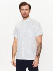 Guess Koszula M3GH71 WFDZ0 Niebieski Regular Fit. Niebieskie koszule męskie Guess, m, z aplikacjami, z bawełny, bez kołnierzyka, bez ramiączek. Za 379.99 zł.