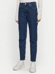 Calvin Klein Jeansy K20K207600 Granatowy Slim Fit. Niebieskie jeansy damskie Calvin Klein, bez wzorów, z bawełny. Za 259.99 zł.