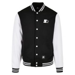 Kurtka Starter College. Białe kurtki męskie Starter, m, bez wzorów, z bawełny, eleganckie, bez kaptura. Za 297.30 zł.