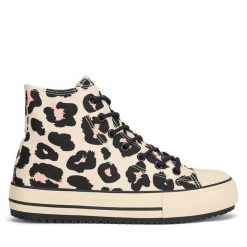 Trampki Jenny Fairy. Brązowe trampki i tenisówki damskie Jenny Fairy, bez wzorów, bez zapięcia. Za 69.99 zł.