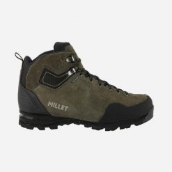 Buty trekkingowe męskie MILLET M G Trek 3 Goretex grafitiwy. Zielone buty zimowe męskie Millet, bez wzorów, z gore-texu, bez obcasa, bez zapięcia. Za 699.00 zł.