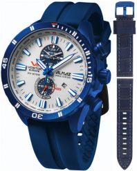 Zegarek męski Vostok Europe YM8J-320D657Sv1 niebieski. Niebieskie zegarki męskie Vostok Europe, bez wzorów. Za 4,098.45 zł.