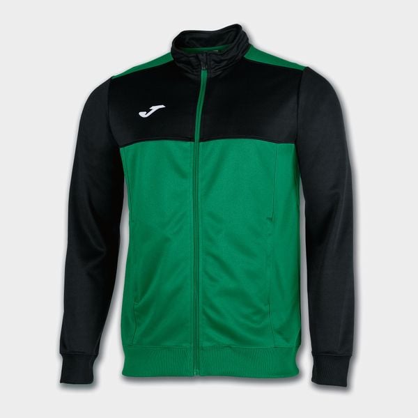 Bluza do piłki nożnej męska Joma Winner. Zielone bluzy męskie Joma, m, bez wzorów, eleganckie, bez ramiączek, bez kaptura. Za 147.85 zł.