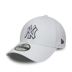 Czapka z daszkiem New Era New York Yankees Outline 9FORTY. Szare czapki damskie New Era, bez wzorów, z bawełny, klasyczne. Za 124.50 zł.