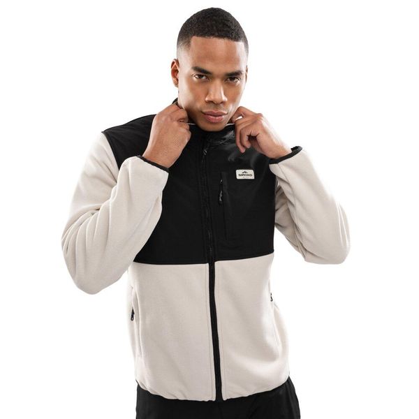 Kurtka polarowa Męska Ripstop Brienz. Brązowe kurtki męskie SIROKO, l, bez wzorów, z polaru, bez kaptura. W wyprzedaży za 126.00 zł.