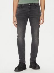 HUGO Jeansy 50530591 Szary Extra Slim Fit. Szare jeansy męskie Hugo, z bawełny. Za 279.99 zł.