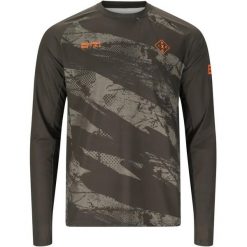 Dżersej z długim rękawem Endurance Kronos. Czarne bluzy męskie Endurance, bez wzorów, z dżerseju, sportowe, bez ramiączek, bez kaptura. Za 222.50 zł.