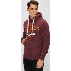 Pepe Jeans - Bluza Whesley. Brązowe bluzy męskie Pepe Jeans, l, z aplikacjami, z bawełny, z kapturem. W wyprzedaży za 239.90 zł.